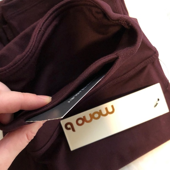 ‼️Last 1‼️Maroon Mesh Insert Leggings - Picture 6 of 8